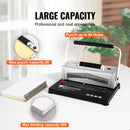 Coil Spiral Binding Machine, Manual Book Maker with Electric Binding, 46-Holes Binding 500 Sheets Punch Binder, with 100pcs 5/16'' Coil Binding Spines, for Letter Size, A4, A5