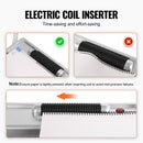 Coil Spiral Binding Machine, Manual Book Maker with Electric Binding, 46-Holes Binding 500 Sheets Punch Binder, with 100pcs 5/16'' Coil Binding Spines, for Letter Size, A4, A5