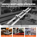 Linear Guide Rail Set, SBR20 1000mm, 2 PCS 39.4 in/1000 mm SBR20 Guide Rails and 4 PCS SBR20UU Slide Blocks, Linear Rails and Bearings Kit for Automated Machines DIY Project CNC Router Machines