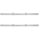 Linear Guide Rail Set, SBR20 1000mm, 2 PCS 39.4 in/1000 mm SBR20 Guide Rails and 4 PCS SBR20UU Slide Blocks, Linear Rails and Bearings Kit for Automated Machines DIY Project CNC Router Machines