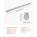 2PCS Linear Motion Rod, 25 mm x 1000 mm (0.98 x 39.4 in), SFC25 Carbon Steel Linear Rod Shaft, Anti Rust and High Precision, High Hardness Shaft, for Cutting Grinding Milling Drilling Machine